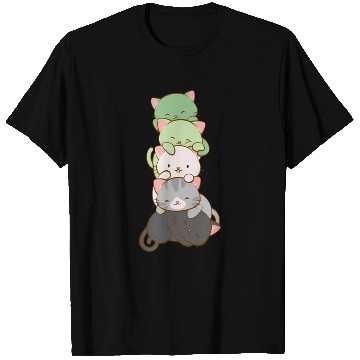 Discover Aromantic Pride Kawaii Cats Lgbtq Anime T Shirts