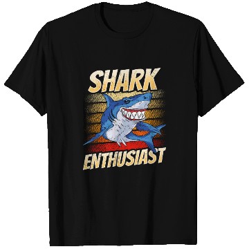 Discover Shark Enthusiast Lover Animal Sharks Teeth T Shirts