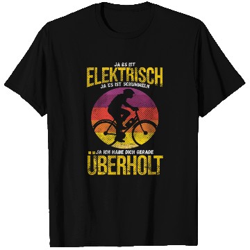 Discover Yes It Is Electric E Biker Retro Cyclist Gift T Shirts