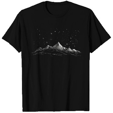 Discover Night Starts and Mountain 2 T Shirts