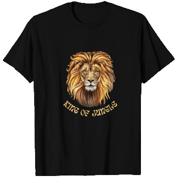 Discover Lion Print T Shirts | Digital Artwork