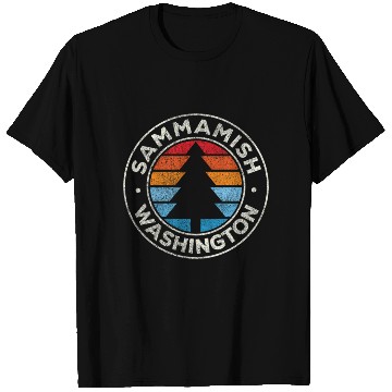 Discover Sammamish Washington Wa 70S T Shirts
