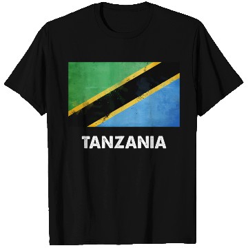 Discover Tanzania Flag Tanzanian T Shirts