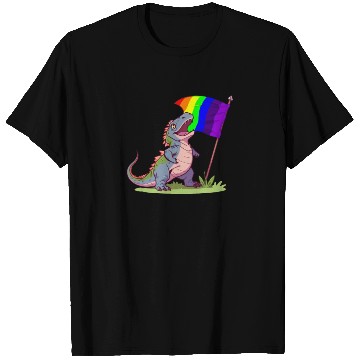 Discover Funny Dinosaur LGBT Community Pride Lesbian Gay T Shirts