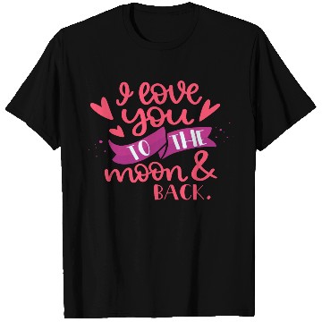 Discover I Love You To The Moon Back T Shirts