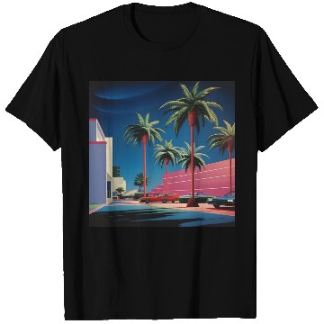 Discover 1980s Miami Beach Retro Hiroshi Nagai T Shirts