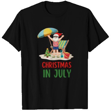 Discover CHRISTMAS IN JULY T Shirts