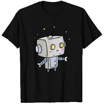 Discover Cute Robot Kid Blushing T Shirts