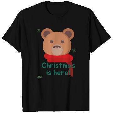 Discover Brown Bear Merry Xmas Funny Gift green T Shirts