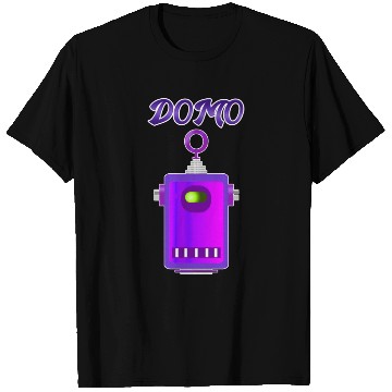 Discover Domo Robot 2 Purple 70s T Shirts