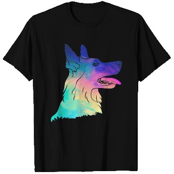Discover Psychedelic German Shepherd T Shirts