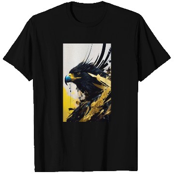 Discover Golden black eagle T Shirts