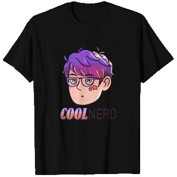 Discover Cool Nerd - Colour Purple design T Shirts