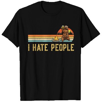 Discover I Hate People Bear Camp T Shirts