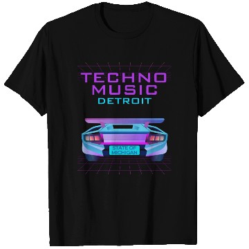 Discover Techno Music Detroit T Shirts