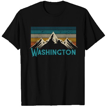 Discover Washington Mountains Nature Hiking T Shirts