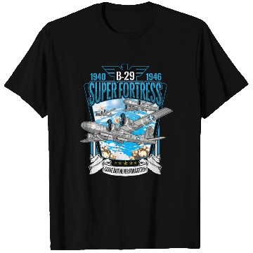 Discover World War 2 Aircraft Wwii B-29 Superfortress Bombe T Shirts
