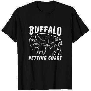 Discover Buffalo Wildlife Petting Chart For Bison T Shirts