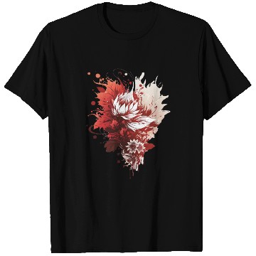 Discover Love flowers: Red "Heart-shaped" Flowers T Shirts