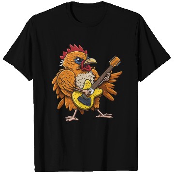 Discover Groovy Cheese: Strumming to Cheesy Melodies T Shirts