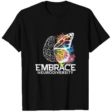 Discover Embrace Neurodiversity - Adhd Awareness T Shirts