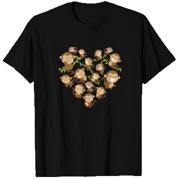 Discover chimpanzee monkey T Shirts
