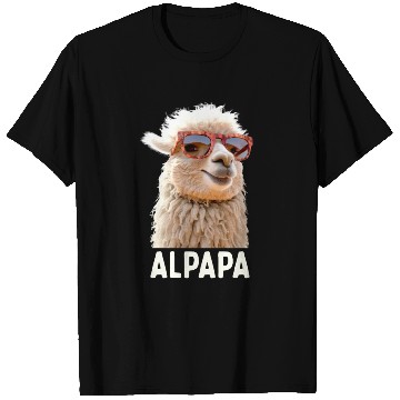Discover Alpaca Papa Alpapa Lama Dad Alpaca Fathers Day T Shirts