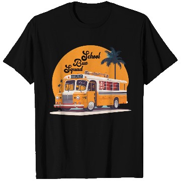 Discover The Nature School bus T Shirts design