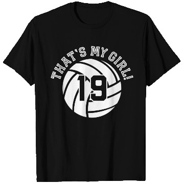 Discover 19 Volleyball Player That'S My Cheer Mom Dad Team T Shirts