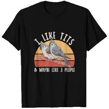 Discover Bird Watcher Retro Vintage Tit T Shirts