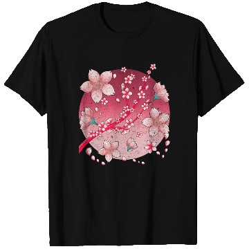 Discover Japanese culture sakura gift cherry blossoms T Shirts