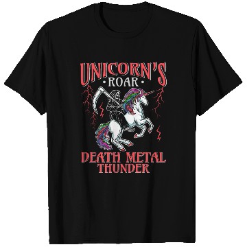 Discover Goth Rock Satan Unicorn Festivals Death Metal T Shirts