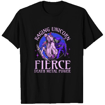 Discover Goth Rock Satan Unicorn Festivals Death Metal T Shirts