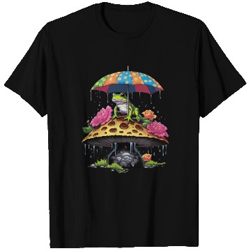 Discover Aesthetic Frog Mushrooms Frogs for a Mushroom T Shirts