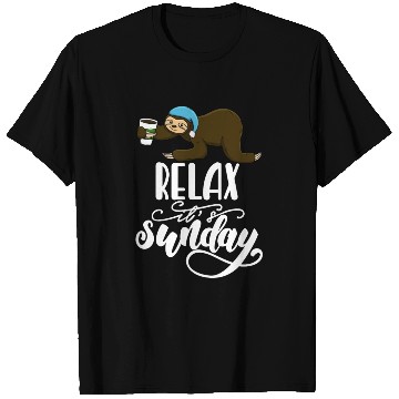 Discover Relax It's Sunday Sloth T Shirts