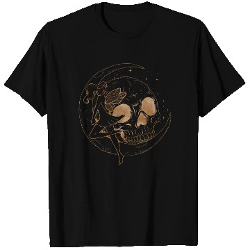 Discover Fairy T Shirts, Fairycore Skull Skeleton And Moon