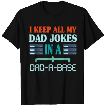 Discover I Keep All My Dad Jokes Funny Fathers day stars T Shirts