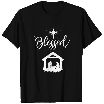 Discover Christian Blessed Jesus Nativity Scene Faith T Shirts