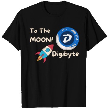 Discover Digibyte To The Moon- T Shirts