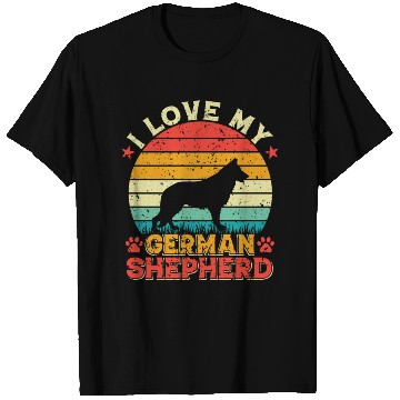 Discover I LOVE MY GERMAN SHEPHERD T Shirts
