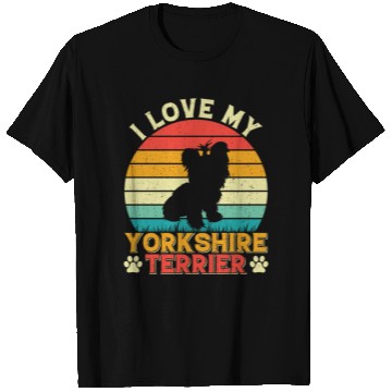 Discover I love my yorkshire terrier T Shirts