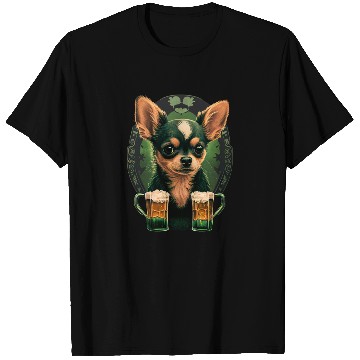 Discover Chihuahua | St. Saint Patricks Day Beer Shamrock T Shirts