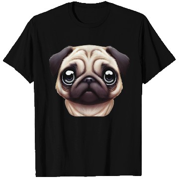 Discover Unique Pug Portrait T Shirts