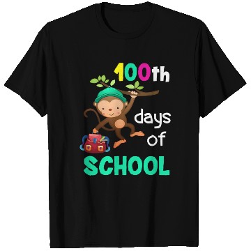 Discover 100 Days Of School Monkey T Shirts