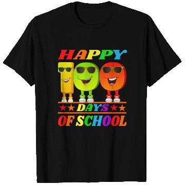 Discover 100 days of school green triceratops T Shirts