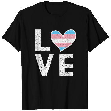 Discover Transgender Love - Trans Pride Flag Transgender T Shirts