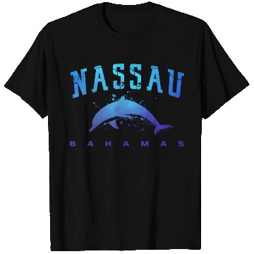 Discover sau Bahamas Beach Snorkel Scuba Diving Dolphin T Shirts