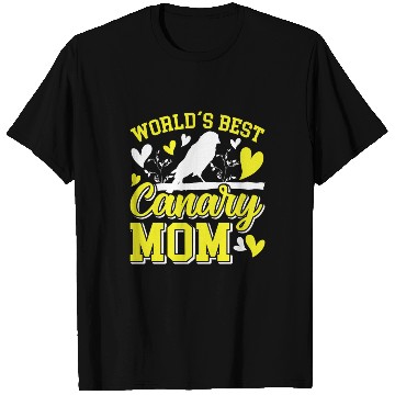 Discover World´s best Canaries Mom Bird lover Women T Shirts
