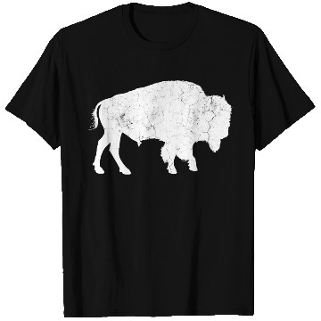 Discover Distressed Buffalo Bison Animal T Shirts