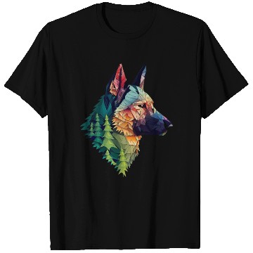 Discover German Shepherd Forest T Shirts